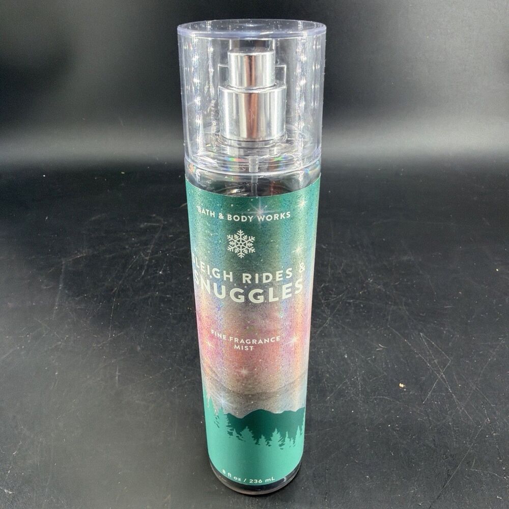 Bath & Body Works Sleigh Rides and Snuggles Fine Fragrance Mist. 8 fl Ozs. New
